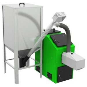 Котел твердотопливный Kostrzewa Pellets 100 32 кВт для отопления 400 кв.м