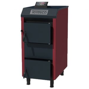 Котел твердотопливный напольный Termico Пиролизный 12 кВт для отопления 120 кв.м