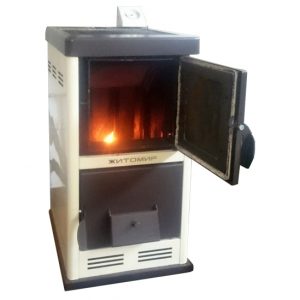 Котел твердотопливный напольный Atem Житомир АКТВ-22 22 кВт для отопления 220 кв.м