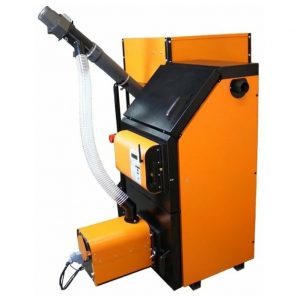 Котел твердотопливный Общемаш Валдай-50ВС 50 кВт для отопления