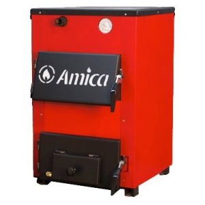 Котел твердотопливный Amica Optima 18p 20 кВт для отопления
