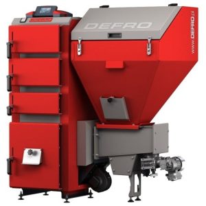 Котел твердотопливный Defro AKM Duo 30 30 кВт для отопления 270 кв.м