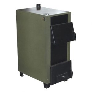 Котел твердотопливный напольный Огонек КОТВ-30м 30 кВт для отопления 300 кв.м
