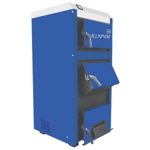 Котел твердотопливный напольный КАЗ АОТВ-30СТ 30 кВт для отопления 350 кв.м