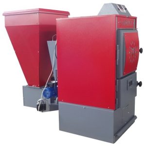 Котел твердотопливный FACI 51 пеллеты 51 кВт для отопления 510 кв.м