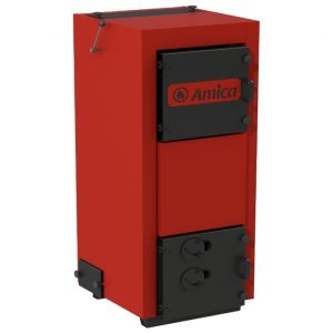 Котел твердотопливный напольный Amica Time W 32 35 кВт для отопления