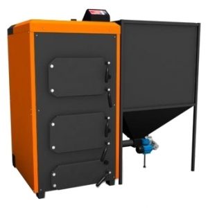 Котел твердотопливный напольный Котэко Geyzer 80 80 кВт для отопления