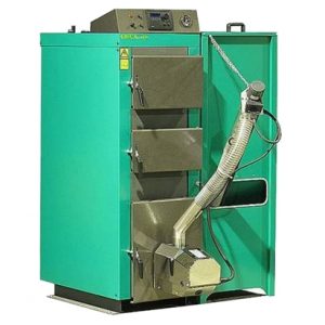 Котел твердотопливный напольный Moderator Unica Vento Bio 35 35 кВт для отопления