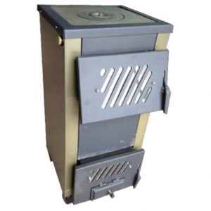 Котел твердотопливный напольный Огонек КОТВ-20П 20 кВт для отопления 200 кв.м