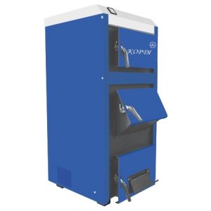 Котел твердотопливный напольный КАЗ Корди АОТВ — 30М 30 кВт для отопления 350 кв.м