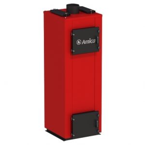 Котел твердотопливный напольный Amica Time U 40 45 кВт для отопления