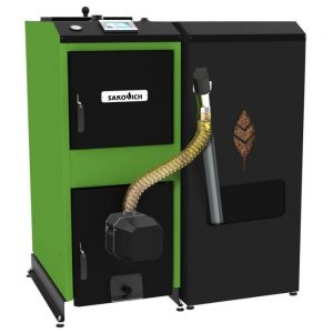 Котел твердотопливный SAKOVICH Pellet Komfort 18 18 кВт для отопления 180 кв.м