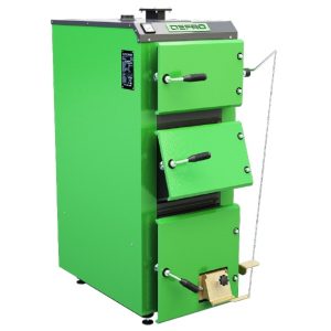 Котел твердотопливный напольный Defro KDR 15 15 кВт для отопления 130 кв.м