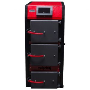 Котел твердотопливный напольный Zigrivaj WHB 25 25 кВт для отопления 250 кв.м