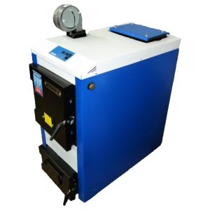 Котел твердотопливный напольный Tehni-x КОТВ ДГ-30-М Professional 30 кВт для отопления 300 кв.м