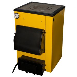 Котел твердотопливный напольный Буран Мини 12 П 12 кВт для отопления 120 кв.м