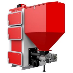 Котел твердотопливный Heiztechnik Q BIO 15 15 кВт для отопления 150 кв.м