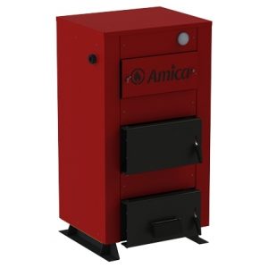 Котел твердотопливный напольный Amica Classic 10 11 кВт для отопления