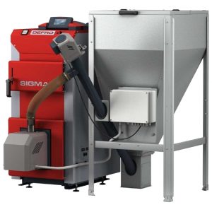 Котел твердотопливный напольный Defro Sigma Ekopell 20 20 кВт для отопления 200 кв.м