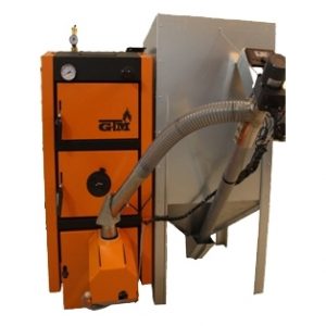 Котел твердотопливный напольный GTM Master Pellet 17 17 кВт для отопления