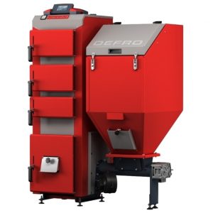 Котел твердотопливный напольный Defro Duo 75 75 кВт для отопления 720 кв.м