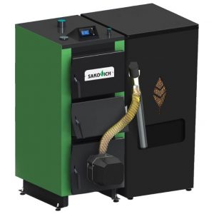 Котел твердотопливный SAKOVICH DUO PELLET 18 18 кВт для отопления 180 кв.м