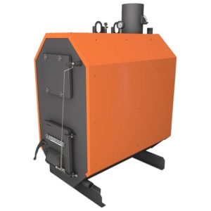 Котел твердотопливный Flames КОД-80 80 кВт для отопления 650 кв.м