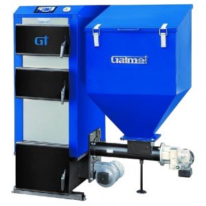 Котел твердотопливный напольный Galmet GT KWPU M TRIO 50 55 кВт для отопления 500 кв.м