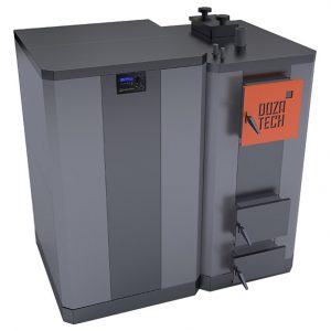 Котел твердотопливный напольный Dozatech P-20 20 кВт для отопления 200 кв.м